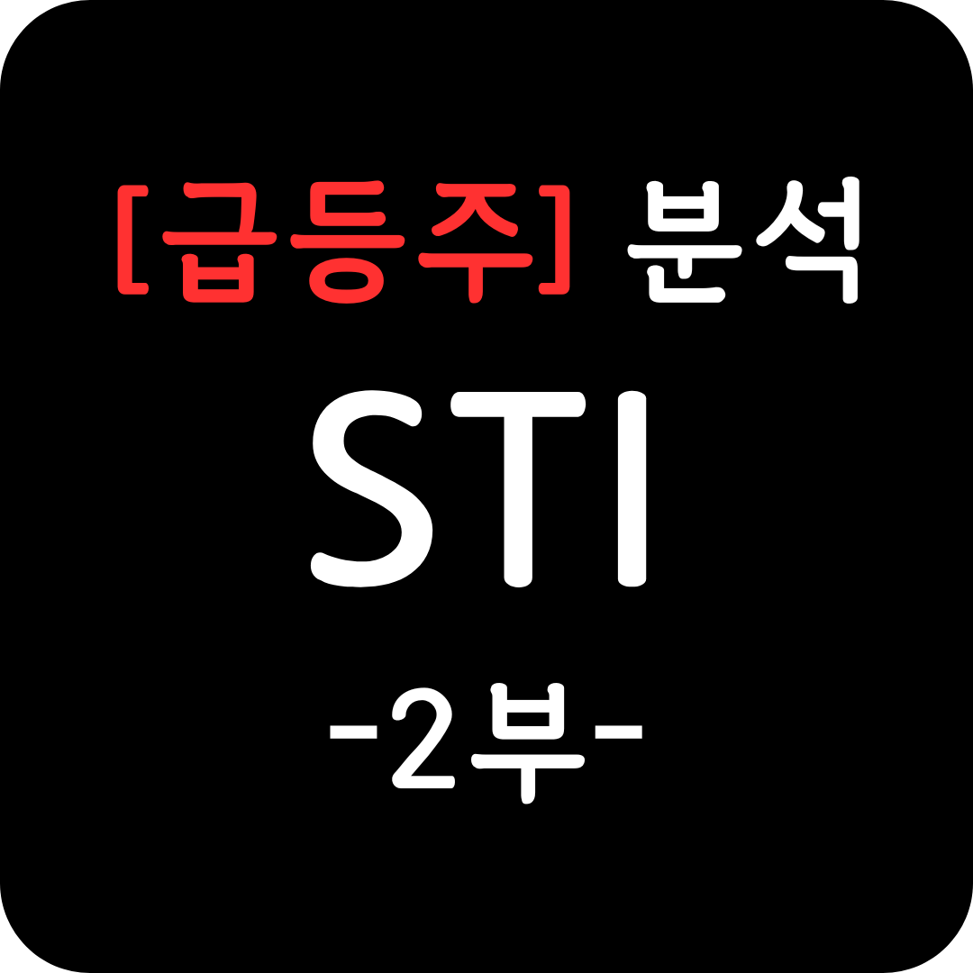 [급등주] STI 심층 분석 2부