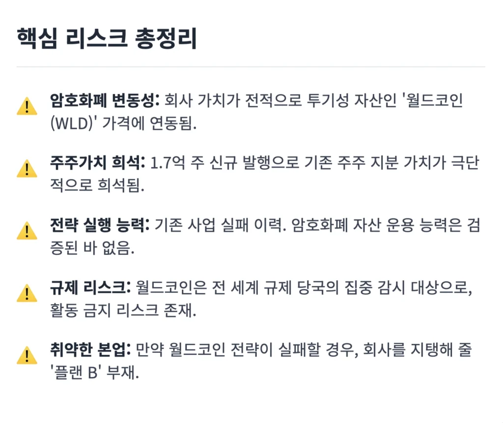 OCTO 투자 핵심리스크 총정리