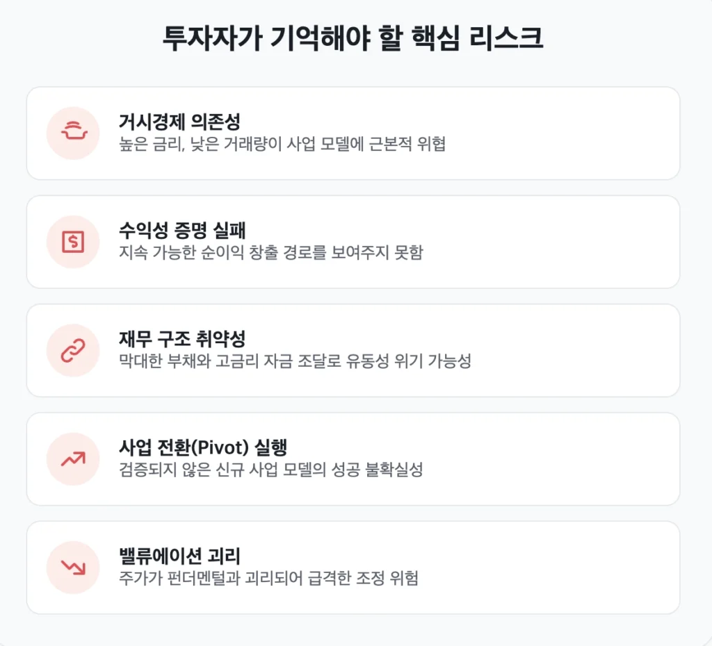 오픈도어(OPEN) 투자자가 기억해야 할 핵심 리스크
